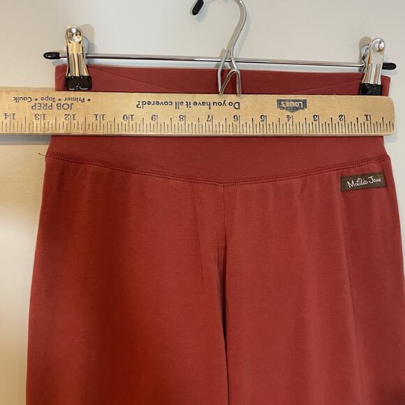 Matilda Jane Womens Finn Flare Pants Sz XS Sweet Maple Stretch Ruffle Legs - Picture 5 of 9